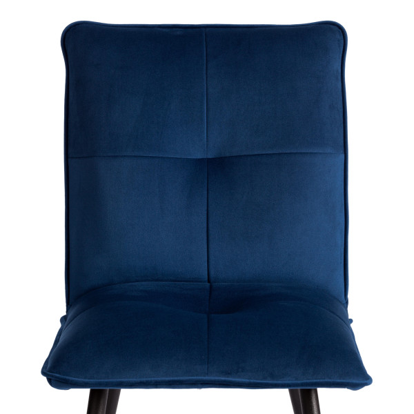 Стул обеденный Sweet LT, велюр, Blue (синий), 41х55х88 см фото № 6