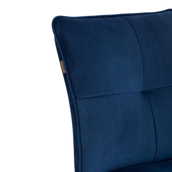 Стул обеденный Sweet LT, велюр, Blue (синий), 41х55х88 см фото № 8