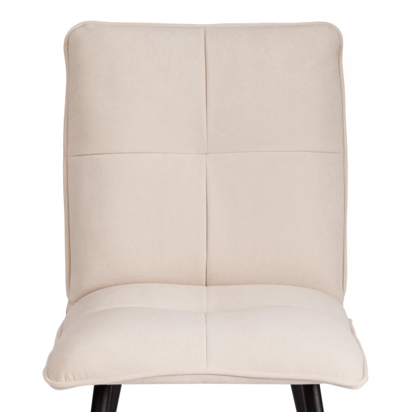 Стул обеденный Sweet LT, флок , молочный/черный, 4, 41х55х88 см фото № 6