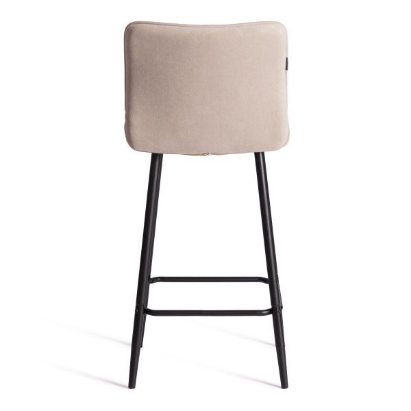 Полубарный стул  Bari/Бари велюр, бежевый, 7, 42х55х99 см фото № 4
