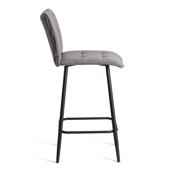 Полубарный стул  Bari/Бари велюр, серый, 29, 42х55х99 см фото № 2