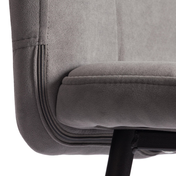 Полубарный стул  Medeo/Медео велюр, серый, 29, 42х56х102 см фото № 8