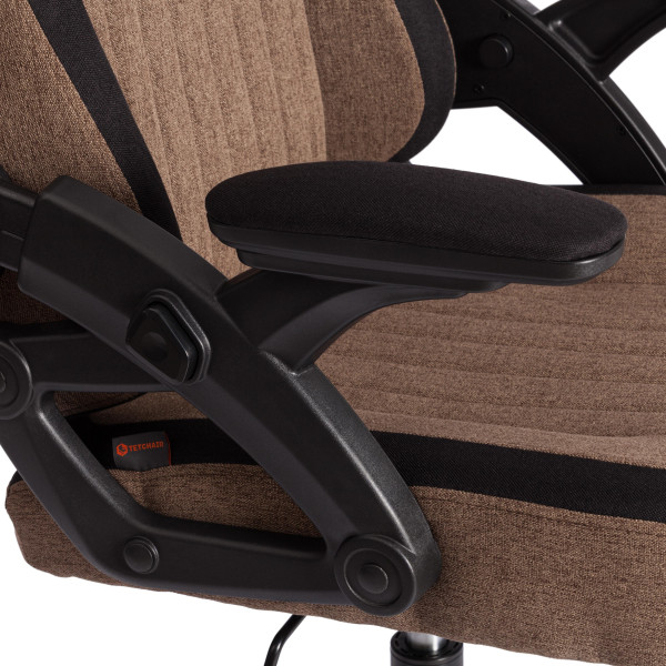 Кресло iWolf ткань, черный/коричневый фото № 9