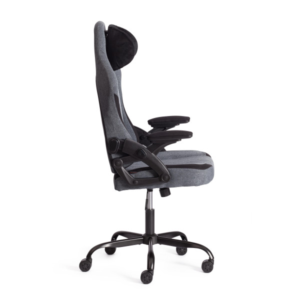 Кресло iWolf ткань, черный/серый фото № 2