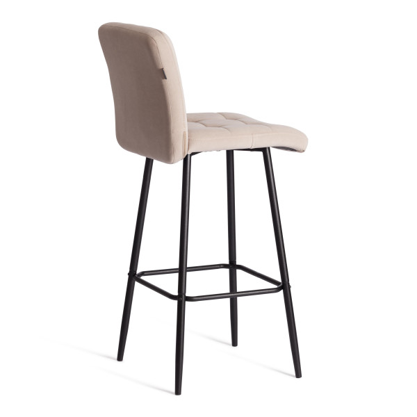 Барный стул  Medeo/Медео велюр, бежевый, 7, 45х56х113 см фото № 4