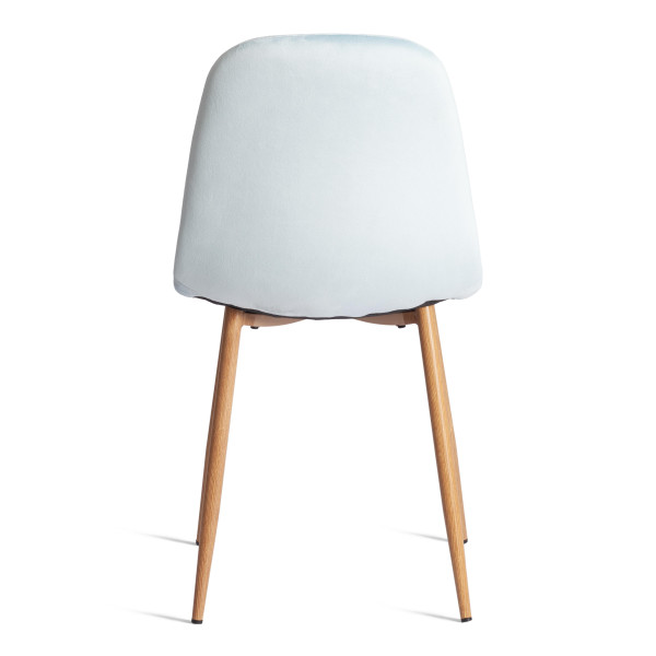 Стул BREEZE (mod. 4724) Велюр/металл , 44 х 53 х 87 см, Aquamarine (аквамарин) HLR16 / натуральный фото № 4