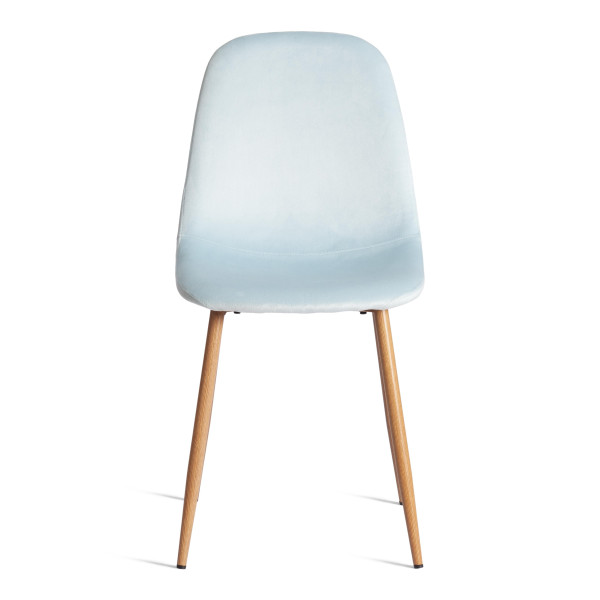 Стул BREEZE (mod. 4724) Велюр/металл , 44 х 53 х 87 см, Aquamarine (аквамарин) HLR16 / натуральный фото № 5