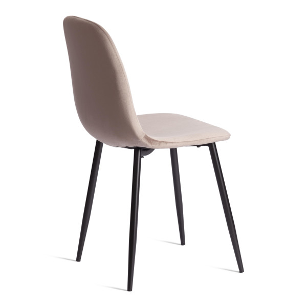 Стул BREEZE (mod. 4724) Велюр/металл , 44 х 53 х 87 см, Coffee (кофейный) HLR9 / черный фото № 3
