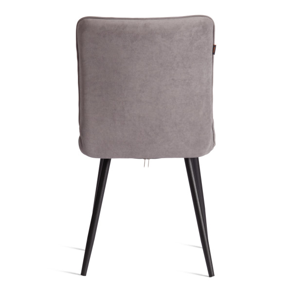 Стул обеденный Bari LT, флок , серый/черный, 29, 41х55х89 см фото № 4