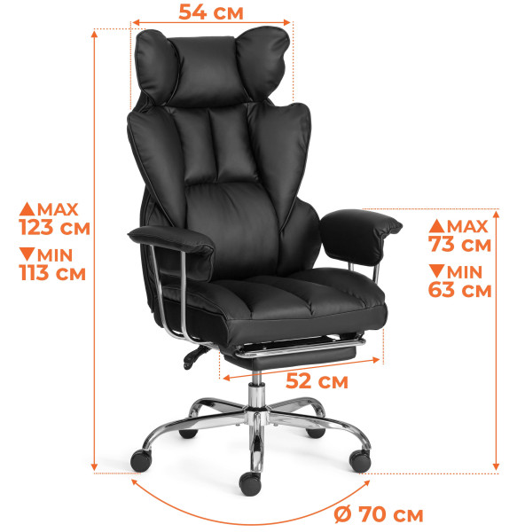 Кресло Comfy CR ткань, серый фото № 21