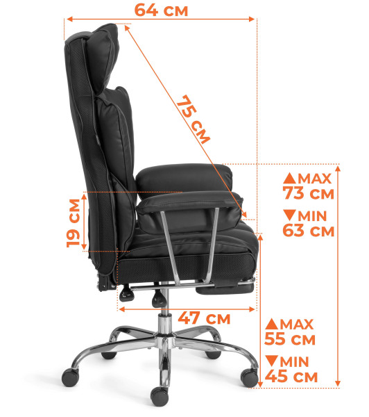 Кресло Comfy CR ткань, серый фото № 22