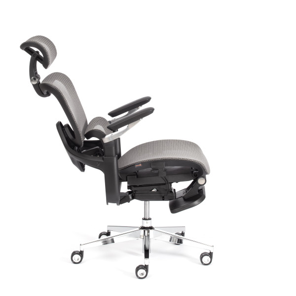 Кресло Sakura сетка, серый фото № 3