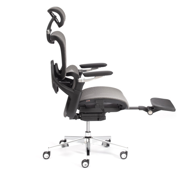 Кресло Sakura сетка, серый фото № 4