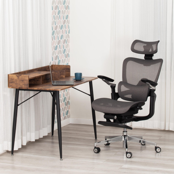 Кресло Sakura сетка, серый фото № 25