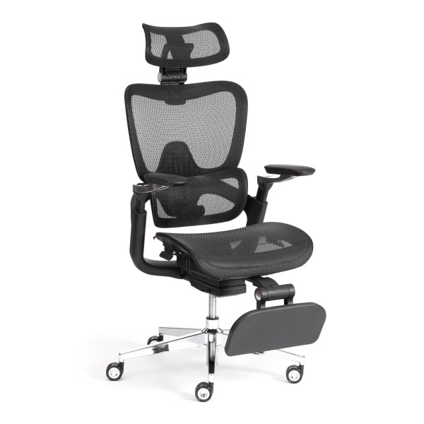 Кресло Sakura сетка, черный фото № 2