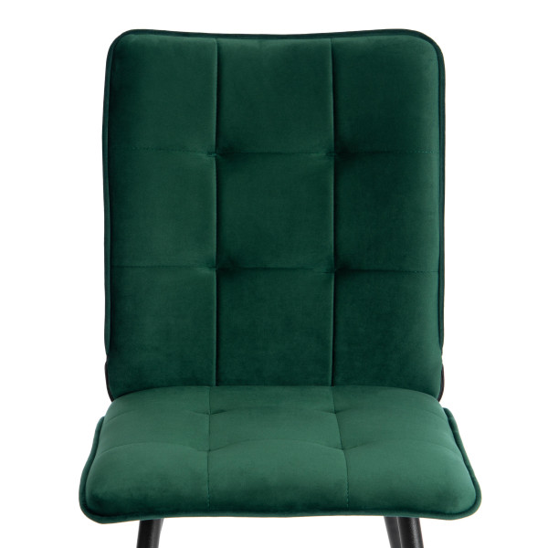 Стул обеденный Bari LT, велюр, Deep Forest (изумруд), 41х55х89 см фото № 6