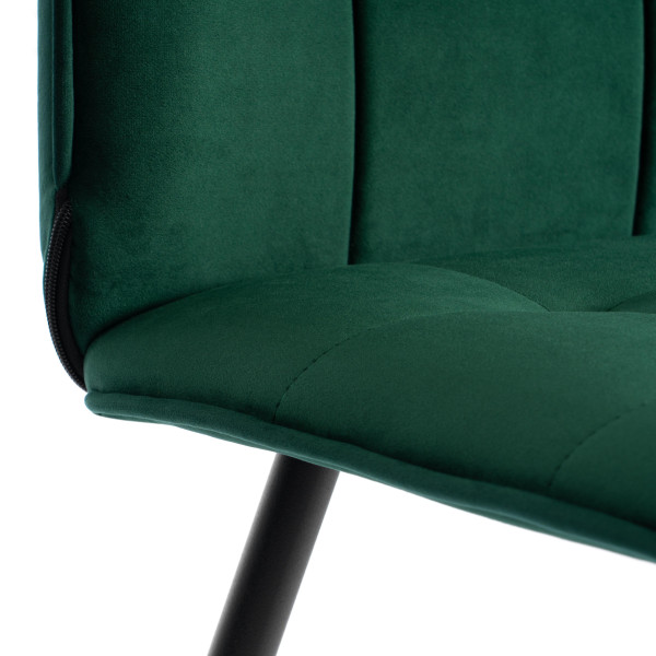 Стул обеденный Bari LT, велюр, Deep Forest (изумруд), 41х55х89 см фото № 8