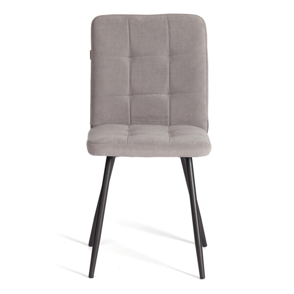 Стул обеденный Medeo LT, флок , серый/черный, 29, 45х56х89 см фото № 4