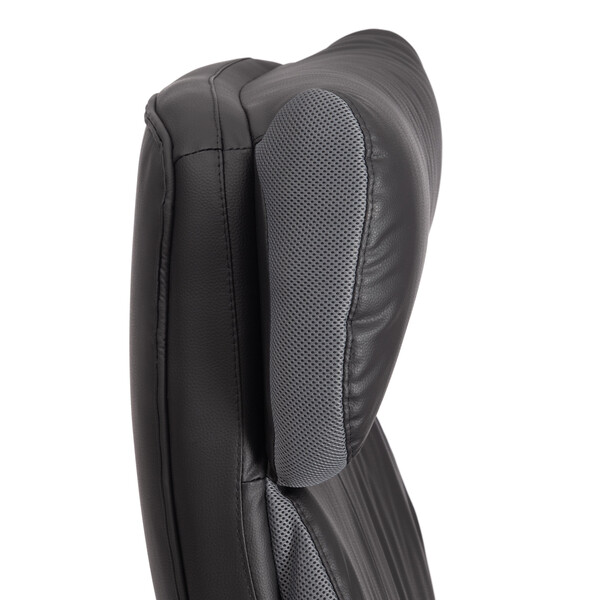 Кресло Duke metalBL кож/зам/ткань, черный/серый, 36-6/12 фото № 11