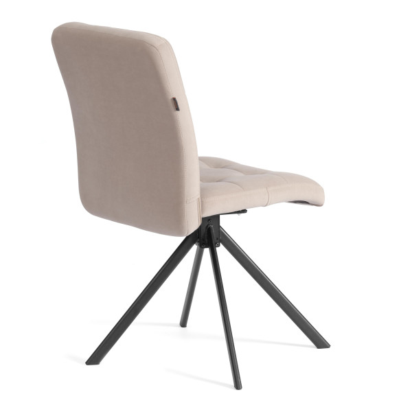 Стул обеденный Medeo поворотный механизм 360, велюр, бежевый, 7 фото № 3