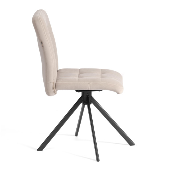 Стул обеденный Medeo поворотный механизм 360, велюр, бежевый, 7 фото № 2