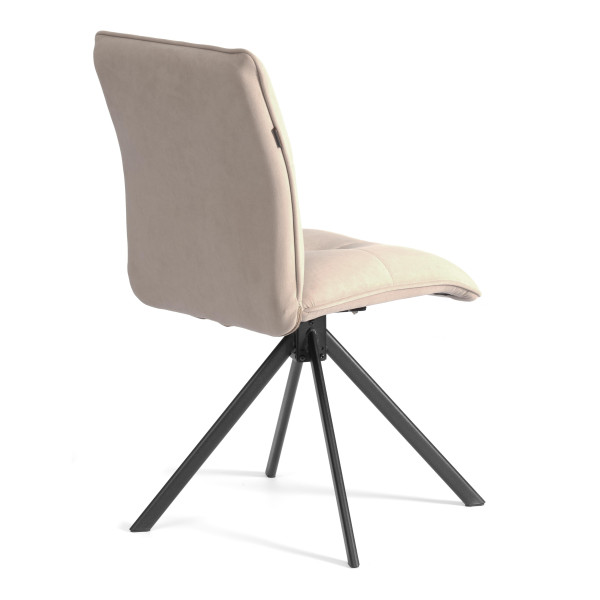 Стул обеденный Sweet поворотный механизм 360, велюр, бежевый, 7 фото № 3