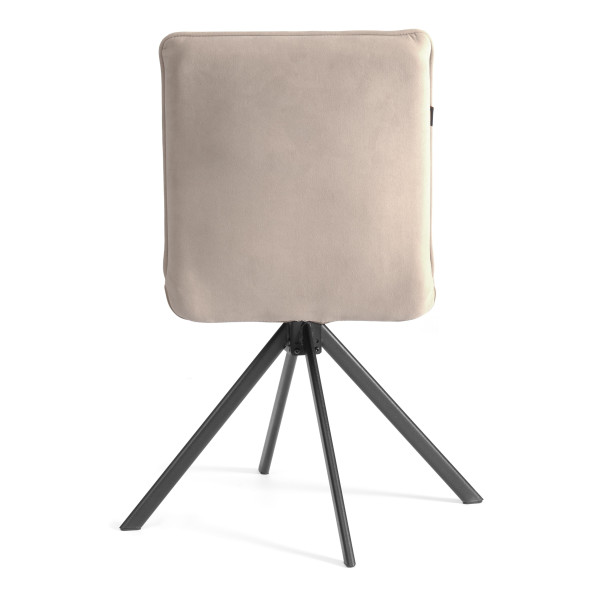 Стул обеденный Sweet поворотный механизм 360, велюр, бежевый, 7 фото № 4