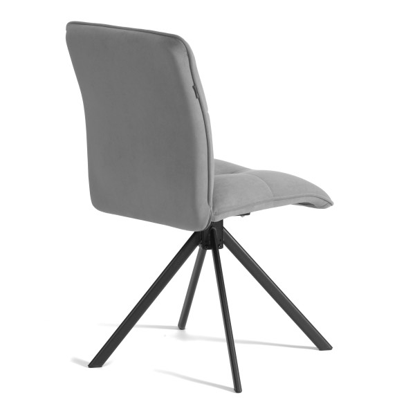 Стул обеденный Sweet поворотный механизм 360, велюр, серый, 29 фото № 3