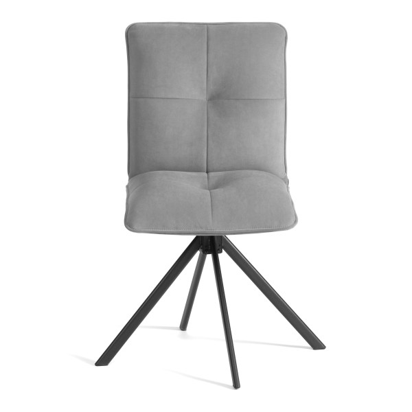 Стул обеденный Sweet поворотный механизм 360, велюр, серый, 29 фото № 5