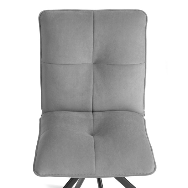 Стул обеденный Sweet поворотный механизм 360, велюр, серый, 29 фото № 7