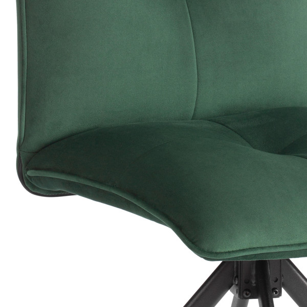 Стул обеденный Sweet поворотный механизм 360, велюр, Deep Forest (изумруд) фото № 7