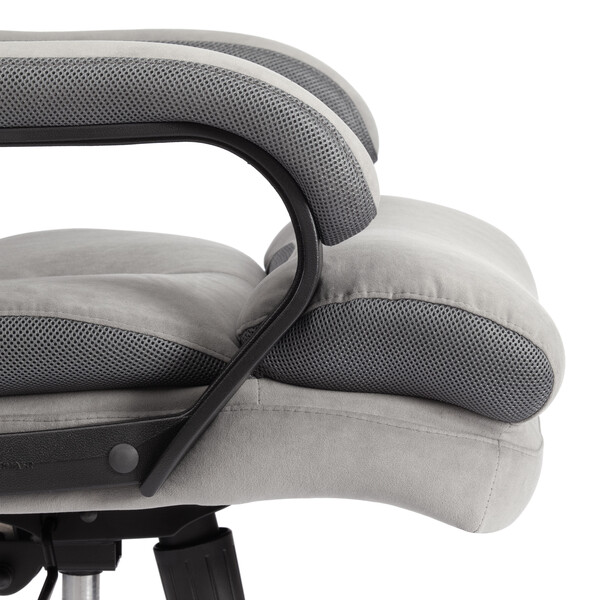 Кресло Duke metalBL велюр, серый, 29/TW-12 фото № 9