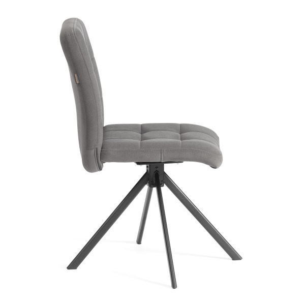 Стул обеденный Medeo поворотный механизм 360, велюр, серый, 29 фото № 2