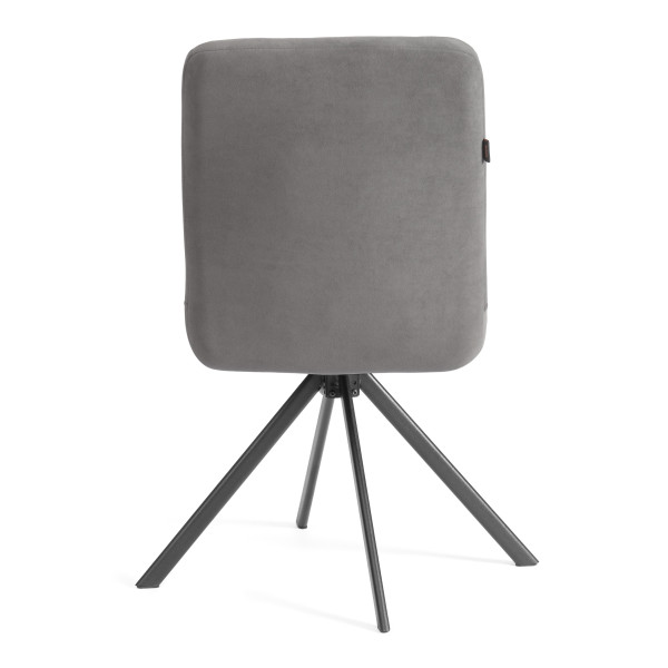 Стул обеденный Medeo поворотный механизм 360, велюр, серый, 29 фото № 4