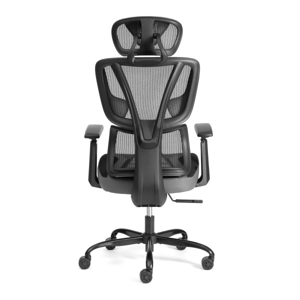 Кресло iCobra ткань / иск. кожа, черный / серый фото № 4