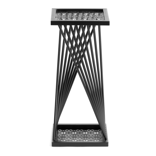 Кофейный стол/подставка Osteria/Остерия металл, черный, 25,5х25,5х59 см фото № 2