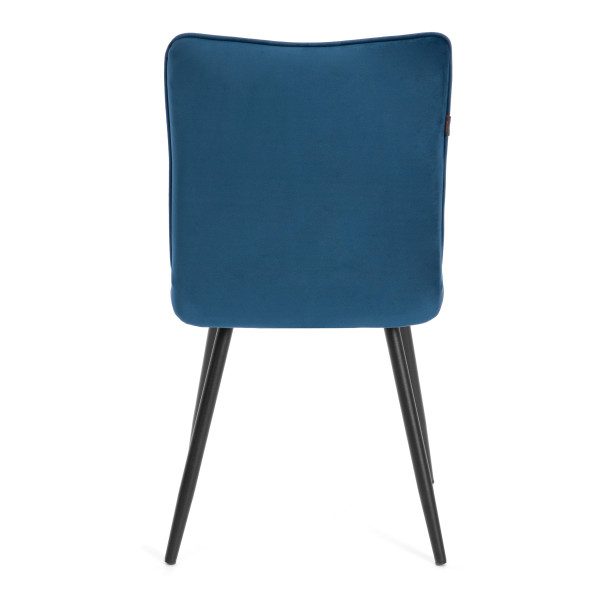 Стул обеденный Bari LT, велюр, Dark blue (темно-синий), 41х55х89 см фото № 4
