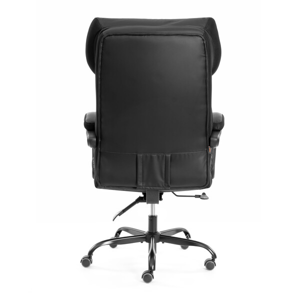 Кресло Chief metalBL  кож/зам/ткань, черный/черный стеганный/черный, 36-6/36-6/TW-11 фото № 5