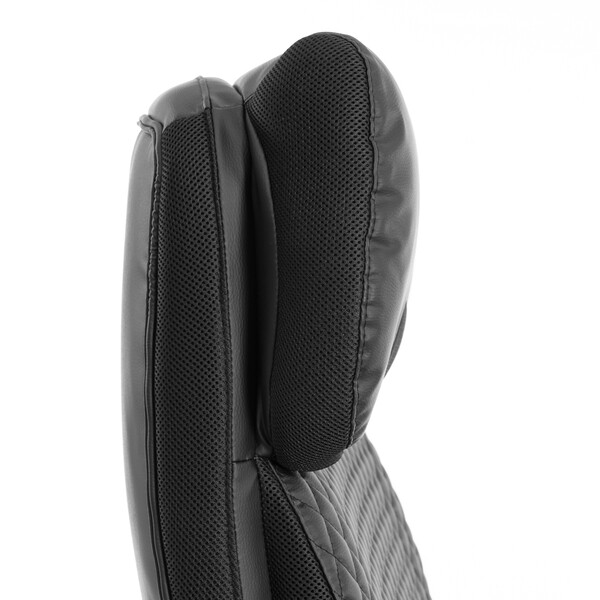 Кресло Chief metalBL  кож/зам/ткань, черный/черный стеганный/черный, 36-6/36-6/TW-11 фото № 9