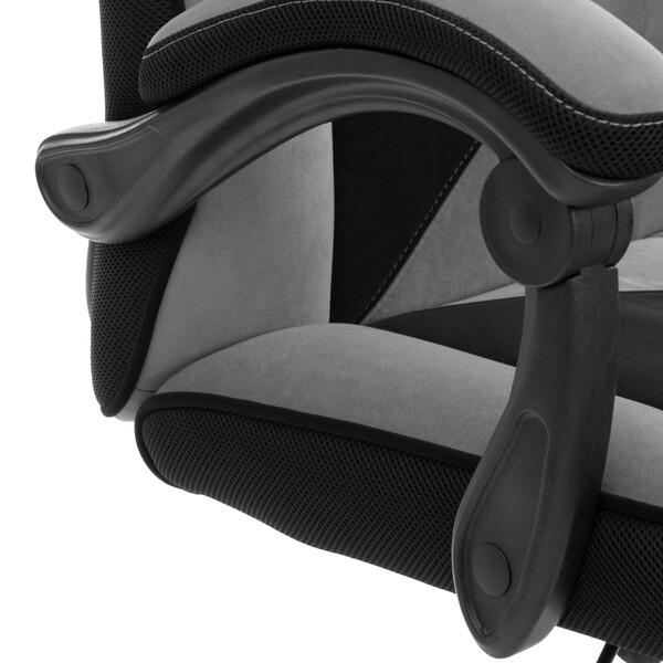 Кресло Arena metalBL велюр, серый/черный, 29/35 фото № 10