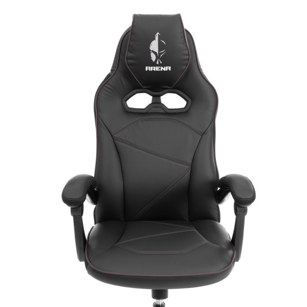 Кресло Arena metalBL кож/зам, черный/черный карбон, 36-6/карбон черный фото № 7