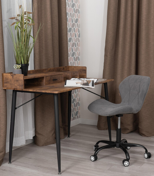 Кресло SELFI metalBL велюр, серый, 29 фото № 13