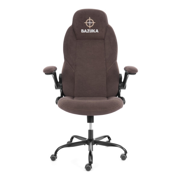 Кресло BAZUKA metalBL велюр, коричневый, 6 фото № 5