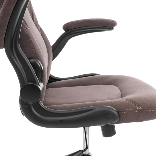 Кресло BAZUKA metalBL велюр, коричневый, 6 фото № 8