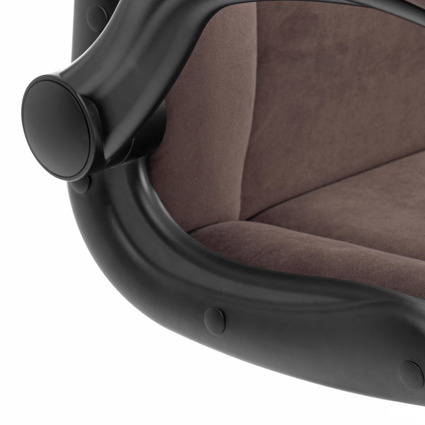 Кресло BAZUKA metalBL велюр, коричневый, 6 фото № 9