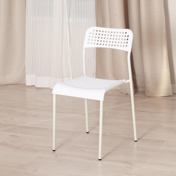 Стул ADDE (mod. C-049) металл/пластик, 39 х 49 х 78 см, White(белый) разборный фото № 10
