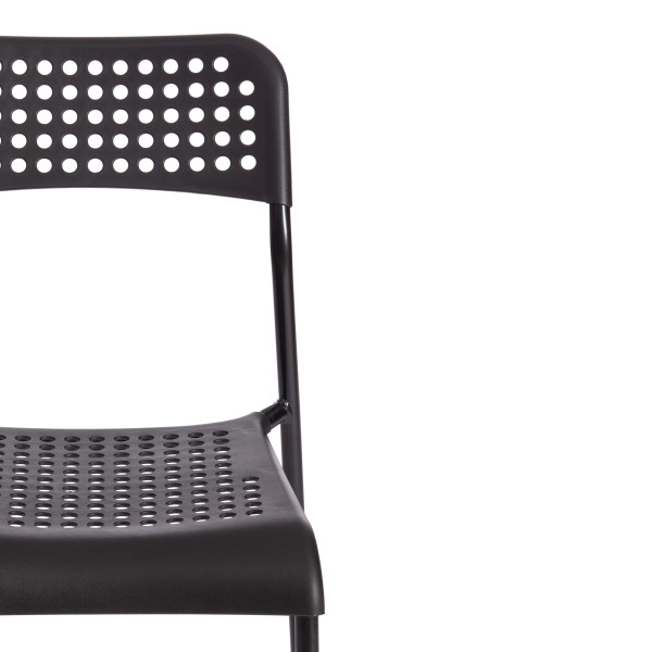 Стул ADDE (mod. C-049) металл/пластик, 39 х 49 х 78 см, Black(черный) разборный фото № 6