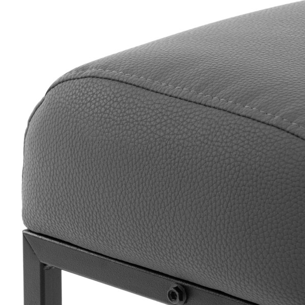 Пуф Charli Lux/Чарли Люкс экокожа , Sharp Графит фото № 3