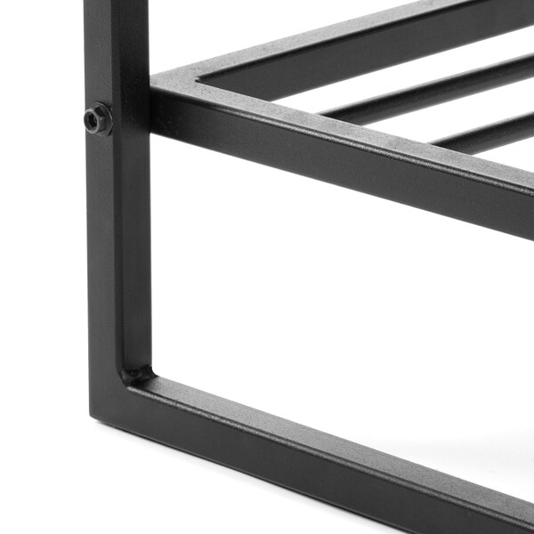 Банкетка-обувница Charli Lux/Чарли Люкс экокожа , Sharp Чёрный фото № 4