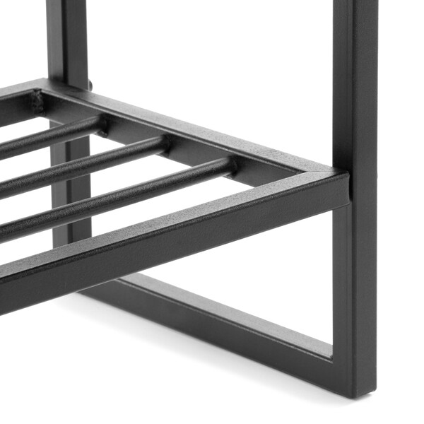 Банкетка-обувница Charli Lux/Чарли Люкс экокожа , Sharp Чёрный фото № 6